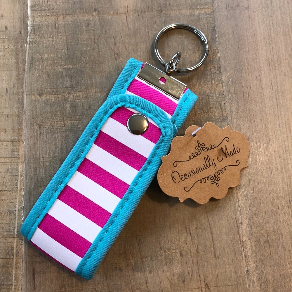 Neoprene Snap Closure KeyChain